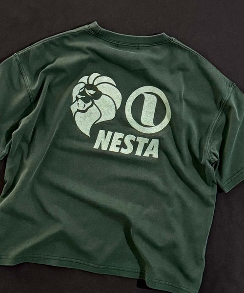 NESTA BRAND（ネスタブランド）の「【NESTA BRAND/ネスタブランド】ピグメント加工 オーバーサイズ Tシャツ（Tシャツ/カットソー・キッズ・ブラック/グレー系その他/ダークグリーン/チャコール/ネイビー/パープル・110/120/130/140/150/160）」の11枚目の写真