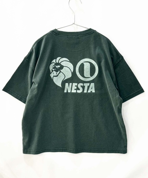 NESTA BRAND（ネスタブランド）の「【NESTA BRAND/ネスタブランド】ピグメント加工 オーバーサイズ Tシャツ（Tシャツ/カットソー・キッズ・ブラック/グレー系その他/ダークグリーン/チャコール/ネイビー/パープル・110/120/130/140/150/160）」の18枚目の写真