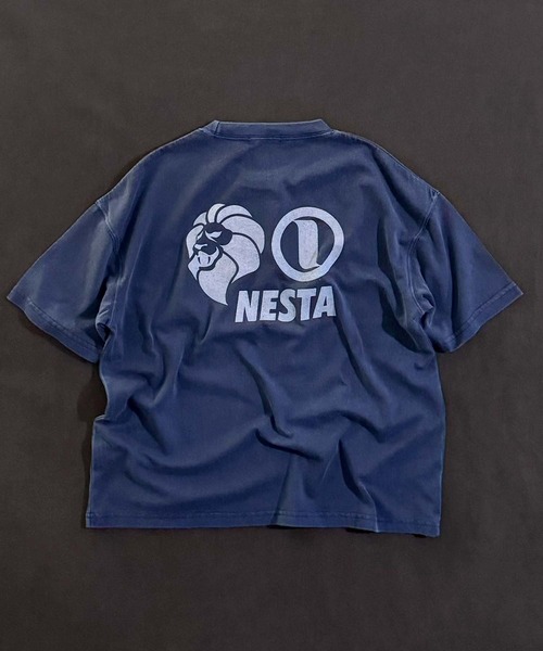 NESTA BRAND（ネスタブランド）の「【NESTA BRAND/ネスタブランド】ピグメント加工 オーバーサイズ Tシャツ（Tシャツ/カットソー・キッズ・ブラック/グレー系その他/ダークグリーン/チャコール/ネイビー/パープル・110/120/130/140/150/160）」の19枚目の写真