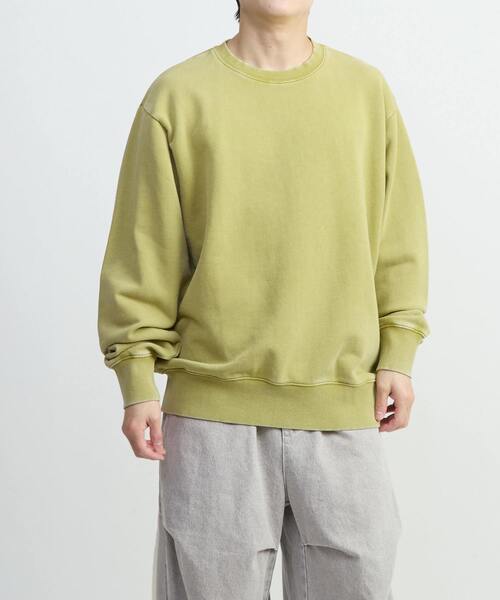 CONVERSE TOKYO（コンバーストウキョウ）の「BACK STAR★ PATCH SWEAT（スウェット・レディース・スミクロ/ネイビー/イエロー・SMALL/MEDIUM）」の6枚目の写真