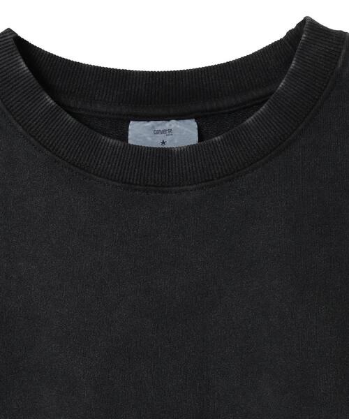 CONVERSE TOKYO（コンバーストウキョウ）の「BACK STAR★ PATCH SWEAT（スウェット・レディース・スミクロ/ネイビー/イエロー・SMALL/MEDIUM）」の15枚目の写真