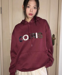 COIRIS（コイリス）の「◇COIRIS◇ブランド直輸入正規品/ヴァンディ ヴィンテージ アップリケ ロゴ フード Tシャツ VANDY VINTAGE APPLIQUE LOGO HOOD T（パーカー）」