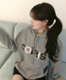 COIRIS（コイリス）の「◇COIRIS◇ブランド直輸入正規品/ヴァンディ ヴィンテージ アップリケ ロゴ フード Tシャツ VANDY VINTAGE APPLIQUE LOGO HOOD T（パーカー）」