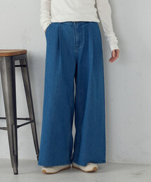 COMME CA ISM | 【宮城舞さん着用】ス－パ－ワイドデニムパンツ(デニムパンツ)