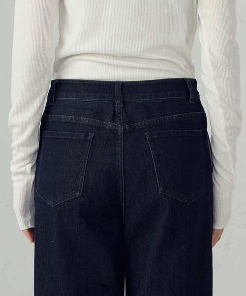 COMME CA ISM(コムサイズム)の「ス-パ-ワイドデニムパンツ(デニムパンツ・レディース・ブルー/ワンウォッシュ・X-LARGE/LARGE/MEDIUM/SMALL)」の10枚目の写真