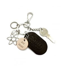 NO MAS（ノーマス）の「KEY RING Vol.10 (BLACK)（キーケース/キーアクセサリー）」
