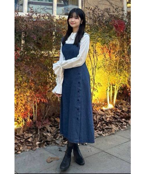 HYBERNAT（ハイバーナット）の「フリルカラーエンブロイダリーシャツホワイト（シャツ/ブラウス・レディース・その他・SMALL/MEDIUM）」の6枚目の写真