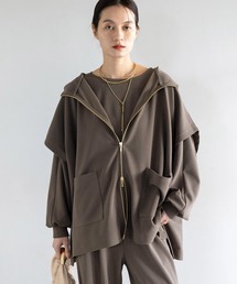 Elura | サマ見えリラクシーフードジレ/655836(ベスト)