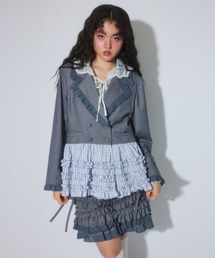 Candy Stripper（キャンディストリッパー）の「PEPLUM FRILL ジャケット（テーラードジャケット）」