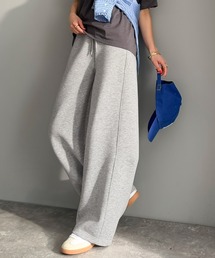 classicalelf | 頑張らないのに、こなれ見え。ダンボール素材カーブスウェットパンツ(スウェットパンツ)