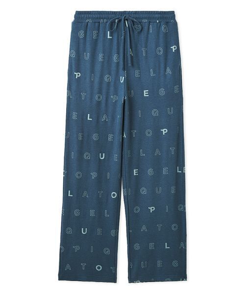 gelato pique（ジェラートピケ）の「【HOMME】吸湿発熱レーヨンロングパンツ（ルームウェア/パジャマ・メンズ・ネイビー/ピンクベージュ・M/L）」の2枚目の写真