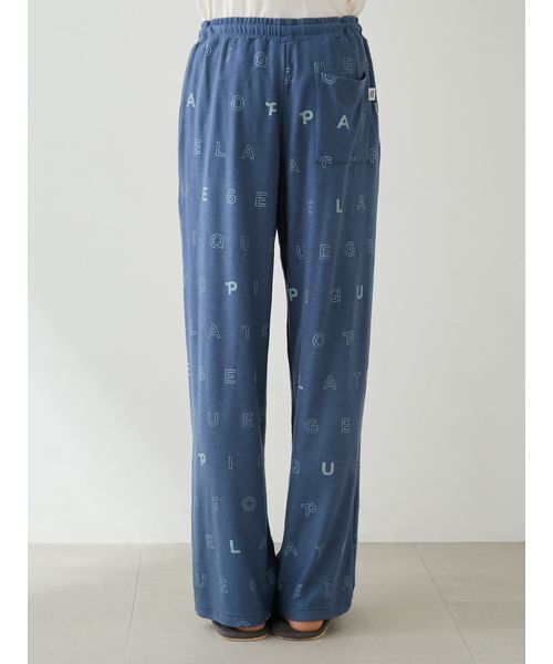 gelato pique（ジェラートピケ）の「【HOMME】吸湿発熱レーヨンロングパンツ（ルームウェア/パジャマ・メンズ・ネイビー/ピンクベージュ・M/L）」の5枚目の写真