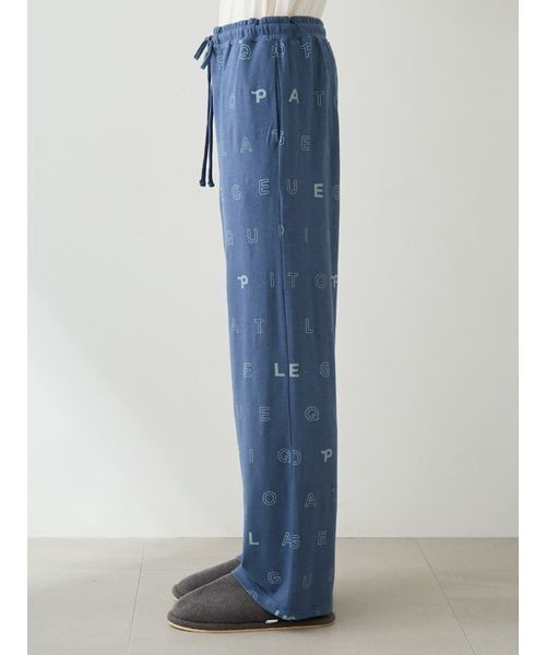 gelato pique（ジェラートピケ）の「【HOMME】吸湿発熱レーヨンロングパンツ（ルームウェア/パジャマ・メンズ・ネイビー/ピンクベージュ・M/L）」の6枚目の写真