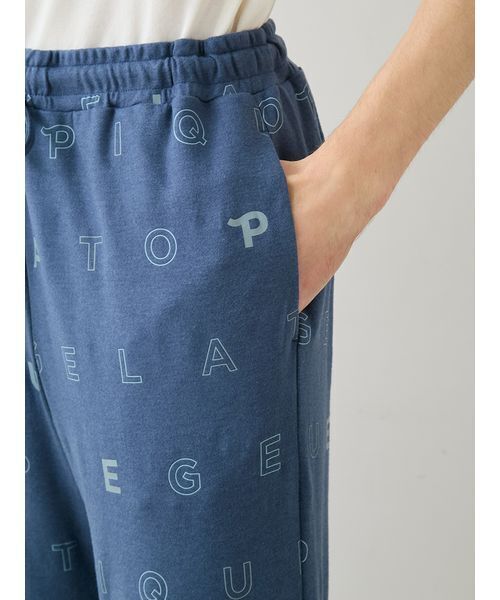 gelato pique（ジェラートピケ）の「【HOMME】吸湿発熱レーヨンロングパンツ（ルームウェア/パジャマ・メンズ・ネイビー/ピンクベージュ・M/L）」の8枚目の写真