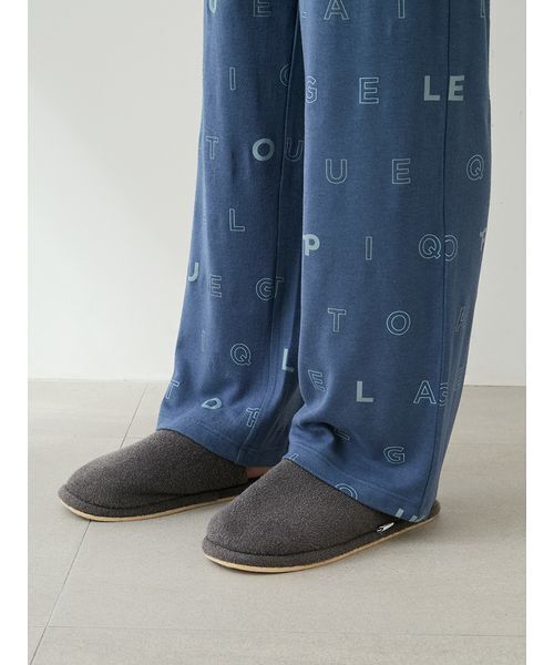 gelato pique（ジェラートピケ）の「【HOMME】吸湿発熱レーヨンロングパンツ（ルームウェア/パジャマ・メンズ・ネイビー/ピンクベージュ・M/L）」の9枚目の写真