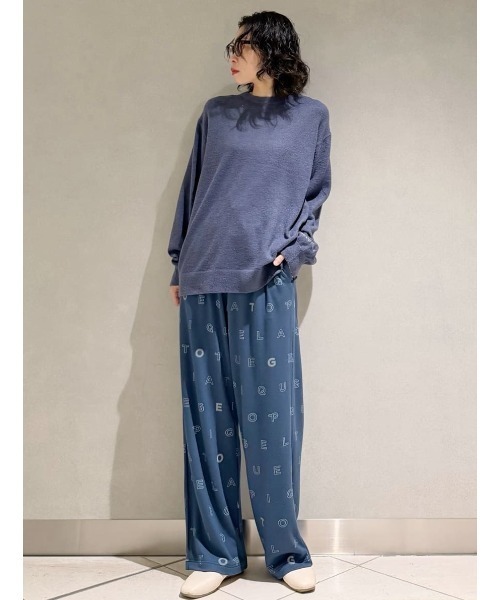 gelato pique（ジェラートピケ）の「【HOMME】吸湿発熱レーヨンロングパンツ（ルームウェア/パジャマ・メンズ・ネイビー/ピンクベージュ・M/L）」の15枚目の写真