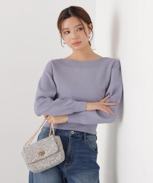 PROPORTION BODY DRESSING（プロポーションボディドレッシング）の「＜ウォッシャブル/UV＞２ＷＡＹベーシックニット / 1216170201（ニット/セーター・レディース・イエロー/ネイビー/ブルー/ホワイト系その他・FREE）」の3枚目の写真