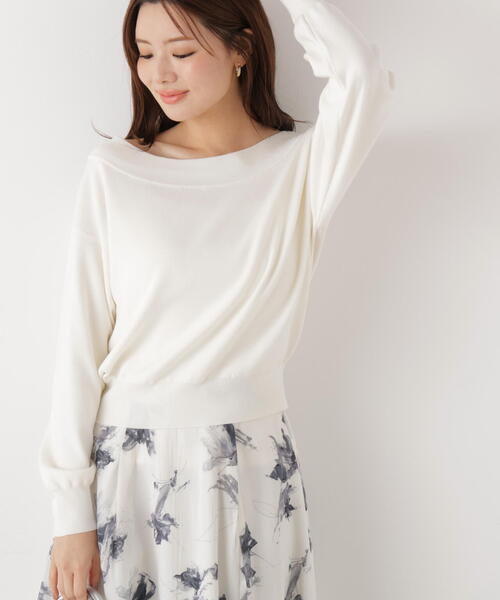 PROPORTION BODY DRESSING（プロポーションボディドレッシング）の「＜ウォッシャブル/UV＞２ＷＡＹベーシックニット / 1216170201（ニット/セーター・レディース・イエロー/ネイビー/ブルー/ホワイト系その他・FREE）」の6枚目の写真