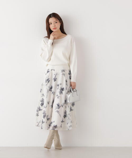 PROPORTION BODY DRESSING（プロポーションボディドレッシング）の「＜ウォッシャブル/UV＞２ＷＡＹベーシックニット / 1216170201（ニット/セーター・レディース・イエロー/ネイビー/ブルー/ホワイト系その他・FREE）」の5枚目の写真