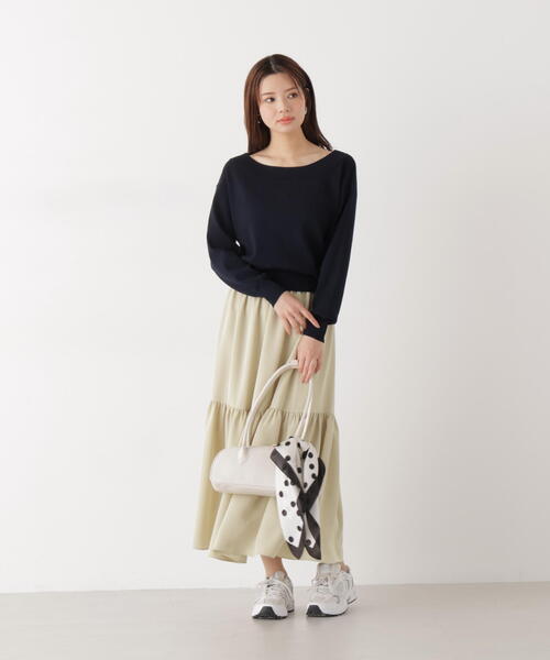 PROPORTION BODY DRESSING（プロポーションボディドレッシング）の「＜ウォッシャブル/UV＞２ＷＡＹベーシックニット / 1216170201（ニット/セーター・レディース・イエロー/ネイビー/ブルー/ホワイト系その他・FREE）」の18枚目の写真