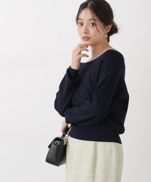 PROPORTION BODY DRESSING（プロポーションボディドレッシング）の「＜ウォッシャブル/UV＞２ＷＡＹベーシックニット / 1216170201（ニット/セーター・レディース・イエロー/ネイビー/ブルー/ホワイト系その他・FREE）」の10枚目の写真