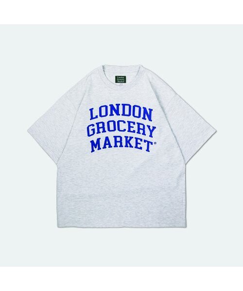 LONDON GROCERY MARKET(ロンドングローサリーマーケット)の「College Logo Heavyweight SS Tee (Ash Grey)(Tシャツ/カットソー・メンズ・その他・L/M/S)」の2枚目の写真