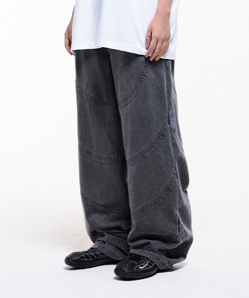 THECOLDESTMOMENT(ザコールデストモーメント)の「TCM vintage shrimp pants (charcoal)(その他パンツ・メンズ・その他・L/M/S)」の1枚目の写真