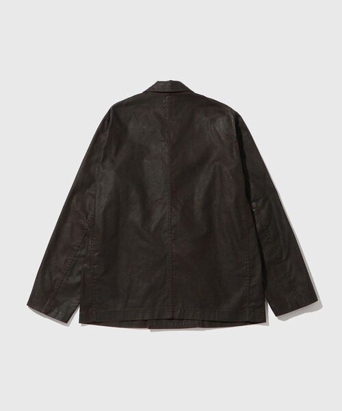 ADAM ET ROPE'（アダムエロペ）の「【ISKO/イスコ】コーティング JKT / ADAM ET ROPE' JEANS（テーラードジャケット・メンズ・ブラック/ダークブラウン・M/L）」の7枚目の写真