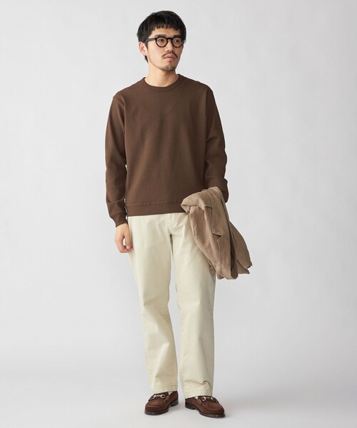 SHIPS（シップス）の「SHIPS:  〈軽量/UVカット〉SPEEDRY(R) ワッフル ロングスリーブ（Tシャツ/カットソー・メンズ・グレー/ブラウン/オフホワイト/ブラック・X-LARGE/LARGE/MEDIUM/SMALL）」の7枚目の写真