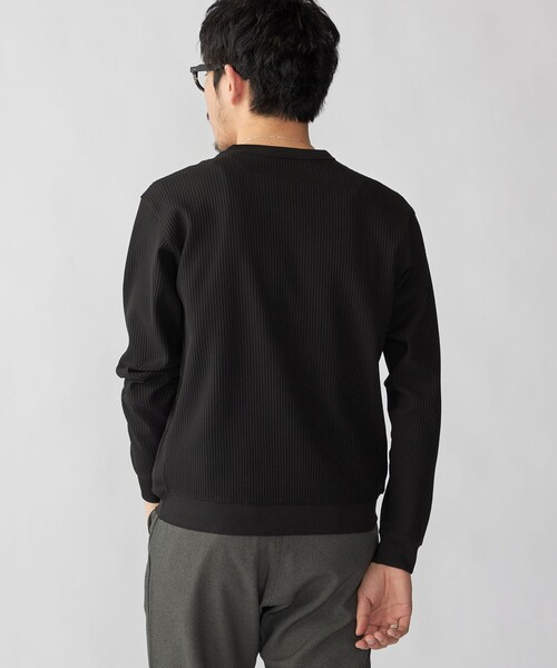 SHIPS（シップス）の「SHIPS:  〈軽量/UVカット〉SPEEDRY(R) ワッフル ロングスリーブ（Tシャツ/カットソー・メンズ・グレー/ブラウン/オフホワイト/ブラック・X-LARGE/LARGE/MEDIUM/SMALL）」の14枚目の写真