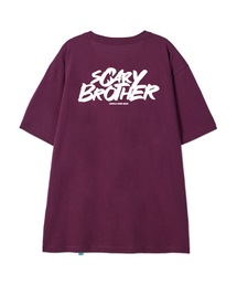 [エピスタジオXスキャリーブラザーSERIES 2]コットンルーズフィット半袖Tシャツ_プラムパープル