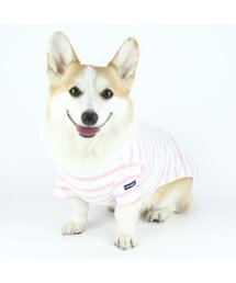 PETDERELLA PROJECT（ペッデレラプロジェクト）の「マリンストライプTシャツ（ベイビーピンク）（ペットウェア）」