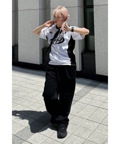 VENHIT（ベンヒット）の「VH 配色半袖Tシャツ（Tシャツ/カットソー・レディース・その他・M/L/XL）」の2枚目の写真