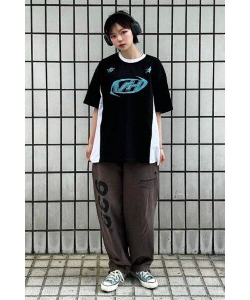 VENHIT（ベンヒット）の「VH 配色半袖Tシャツ（Tシャツ/カットソー・レディース・その他・M/L/XL）」の9枚目の写真