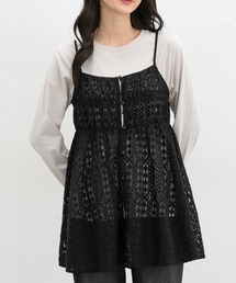 Honeys（ハニーズ）の「レースキャミチュニック（キャミソール）」