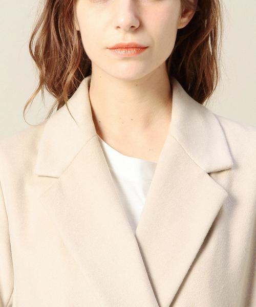 BEAUTY&YOUTH UNITED ARROWS（ビューティーアンドユースユナイテッドアローズ）の「BY ライトメルトン ガウンコート ◆（その他アウター・レディース・ライトグレー/ナチュラル・SMALL/MEDIUM）」の12枚目の写真