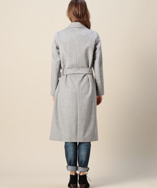 BEAUTY&YOUTH UNITED ARROWS（ビューティーアンドユースユナイテッドアローズ）の「BY ライトメルトン ガウンコート ◆（その他アウター・レディース・ライトグレー/ナチュラル・SMALL/MEDIUM）」の7枚目の写真