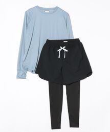 Kappa（カッパ）の「マルチウェイ セットアップ 3点セット (ラッシュガード / フィットネスフェア)（ラッシュガード）」