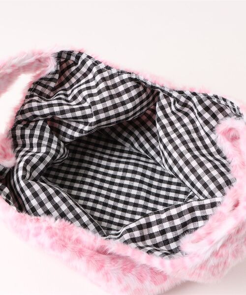 VIBGYOR Women(ヴィブジョー ウィメン)の「【urge select】レオパード柄デザイン フェイクファー ミニバッグ(ハンドバッグ・レディース・ブルー系/ピンク系1/ピンク系2・FREE)」の7枚目の写真