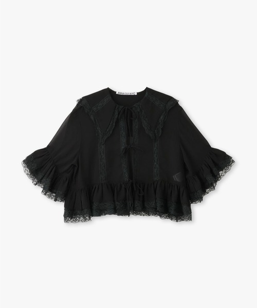 ANNA SUI NYC(アナ スイ エヌ ワイ シー)の「ドリーミーブラウス(シャツ/ブラウス・レディース・ラベンダー/ブラック/アイボリー・FREE)」の15枚目の写真
