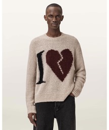 LOVER KNITTED OVERSIZED JUMPER | LOVER ニット オーバーサイズ ニット・セーター