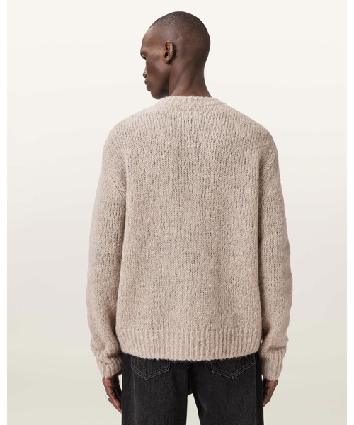 ALLSAINTS(オールセインツ)の「LOVER KNITTED OVERSIZED JUMPER | LOVER ニット オーバーサイズ ニット・セーター(ニット/セーター・メンズ・ブラウン系その他・S/M/L/XL/XS)」の8枚目の写真