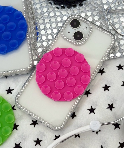 WEGO（ウィゴー）の「WEGO/ラウンドマルチ吸盤シート（生活家電・レディース・グリーン/ピンク/ブラック/ブルー・FREE）」の4枚目の写真