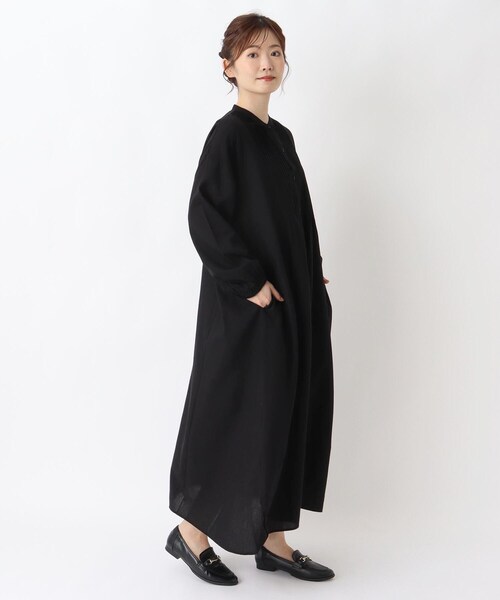 one'sterrace(ワンズテラス)の「綿レーヨン ランダムタックワンピース(ワンピース・レディース・ピンク系9/ブルー系その他7/ブラック系8・02)」の13枚目の写真