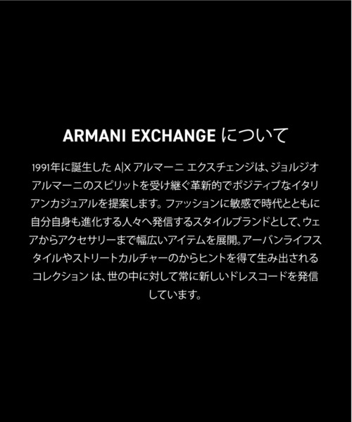 ARMANI EXCHANGE(アルマーニエクスチェンジ)の「アルマーニ・エクスチェンジ アクセサリー メンズ ネックレス ガンメタル AXG0171060(ネックレス・メンズ・チャコールグレー・FREE)」の12枚目の写真