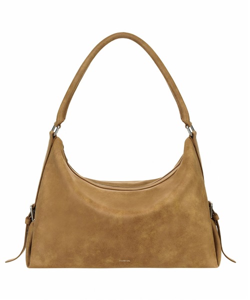 STANDOIL（スタンドオイル）の「STAND OIL/スタンドオイル Mushy Bag サイドストラップ マッシュバッグ ハンドバッグ 2026年春夏（ハンドバッグ・レディース・ブラック/ブラウン/レッド/キャメル/ブラウン系・FREE）」の4枚目の写真