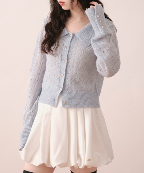 loin nuit（ロワンニュイ）の「balloon mini skirt / バルーンミニスカート（スカート・レディース・ピンク/ホワイト・FREE）」の20枚目の写真