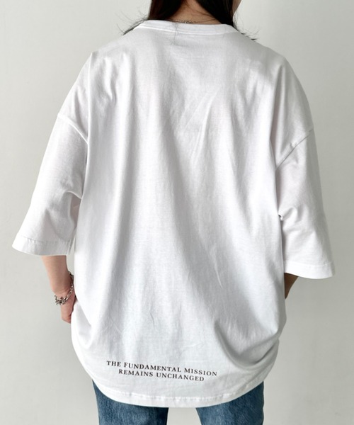 THE NORTH FACE(ザノースフェイス)の「【国内未発売】 THE NORTH FACE(ザ・ノースフェイス)/ルーズフィット ポケT クルーネック オーバーサイズ ユニセックス ポケット付き コットン 半袖 Tシャツ /POCKET S/S R/TEE(Tシャツ/カットソー・レディース・ブラック/グレイッシュベージュ/ホワイト・XL/L/M/XXL)」の12枚目の写真