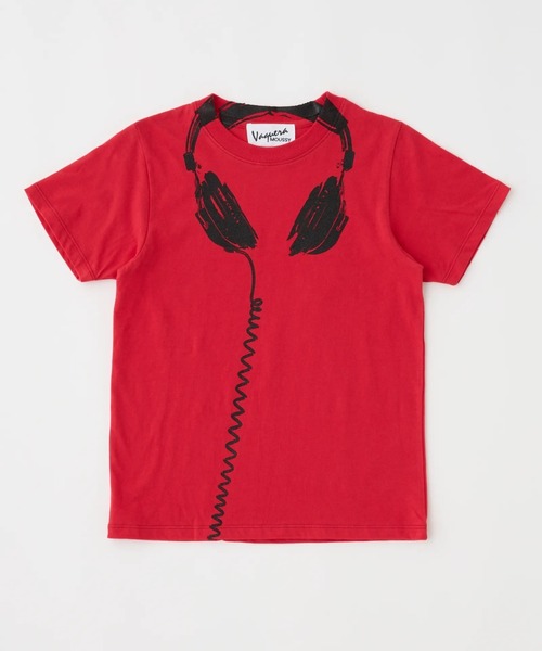 L.H.P(エルエイチピー)の「VAQUERA×MOUSSY/ヴァケラ×マウジー/VQ TROMPE L'OEIL BABY TEE(Tシャツ/カットソー・レディース・レッド/ホワイト/ブラック・M/S)」の3枚目の写真