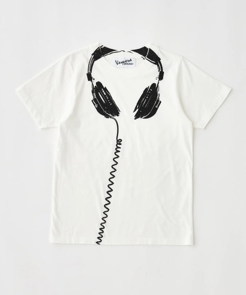 L.H.P(エルエイチピー)の「VAQUERA×MOUSSY/ヴァケラ×マウジー/VQ TROMPE L'OEIL BABY TEE(Tシャツ/カットソー・レディース・レッド/ホワイト/ブラック・M/S)」の2枚目の写真